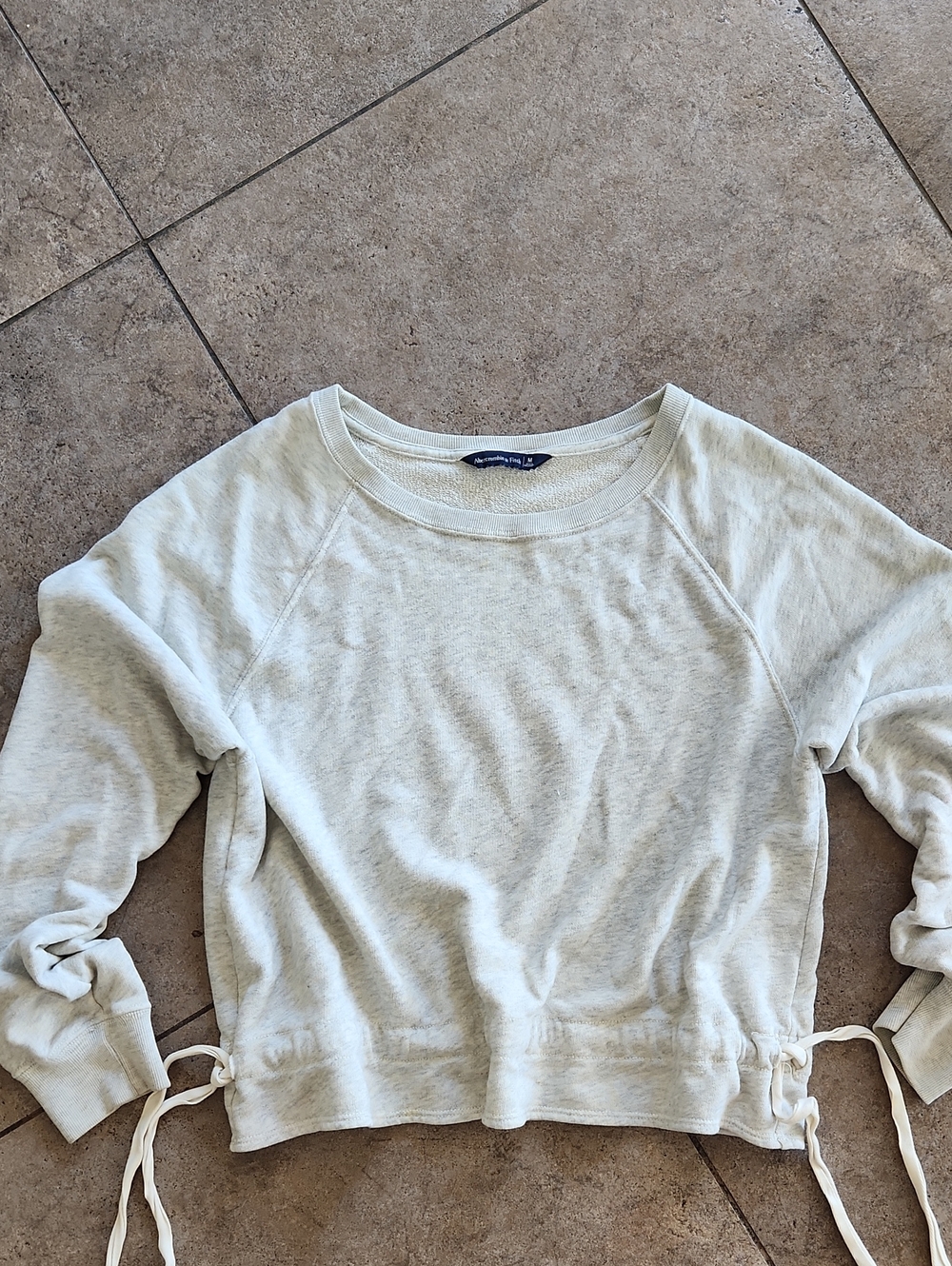 Abercrombie & Fitch Heather Gray Sweatshirt